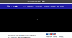 Desktop Screenshot of folklandia.fi